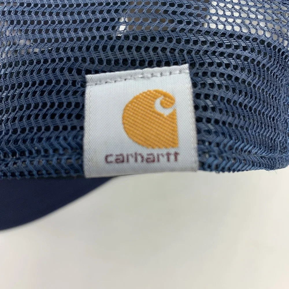 Knippelmier Chevrolet Hat Carhartt Blue Mesh Trucker OSFA Adjustable Snapback